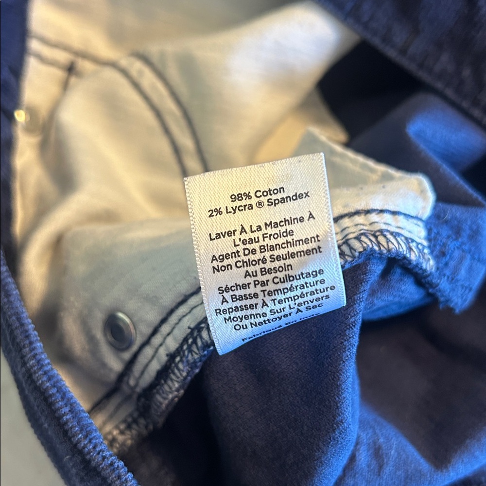 Talbots Navy Corduroy Trousers - Picture 7 of 7